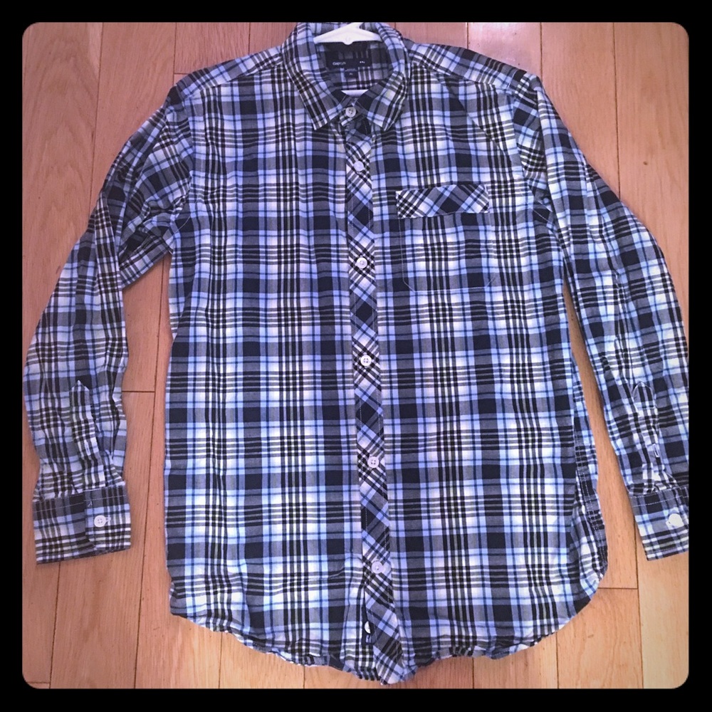 Gap Kids size XL plaid shirt